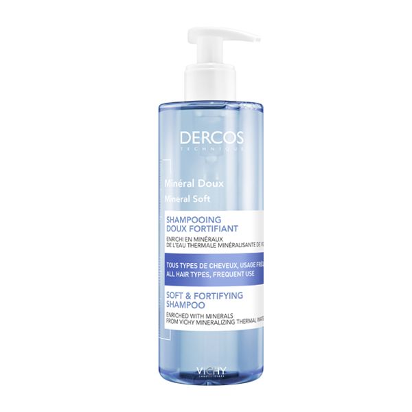 Vichy Dercos Mineral Απαλό & Τονωτικό Σαμπουάν 400 ml