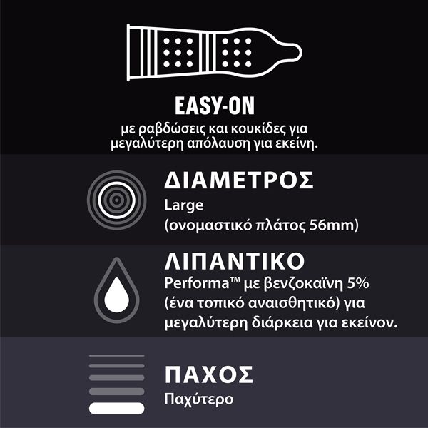 Durex Performax Intense Προφυλακτικά 12 τμχ