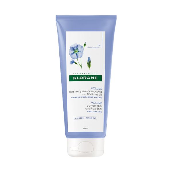 Klorane Μαλακτική Κρέμα με Ίνες Λιναριού για Μαλλιά Χωρίς Όγκο 200 ml