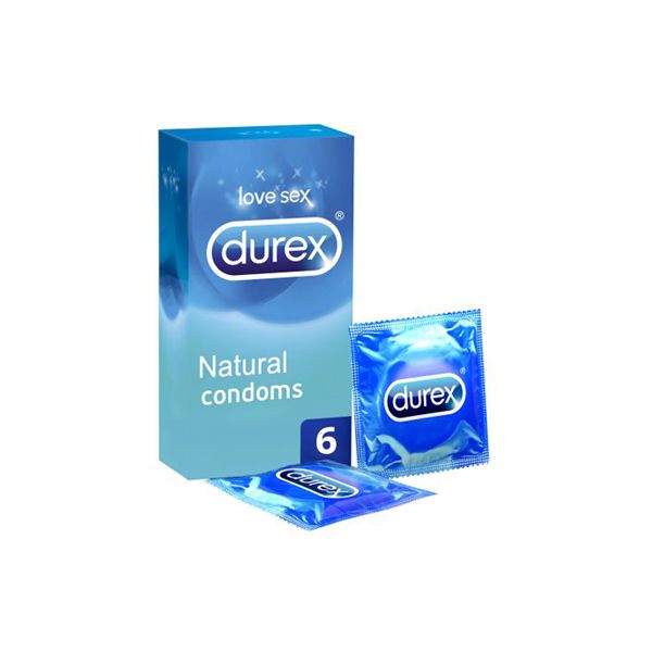 Durex Natural Κλασικά Προφυλακτικά 6 τμχ