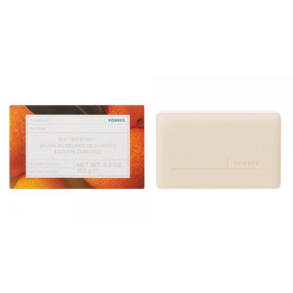 Korres Kumquat Butter Soap Στέρεο Σαπούνι Σώματος 150 gr