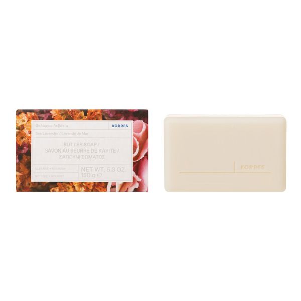Korres Sea Lavender Butter Soap Στέρεο Σαπούνι Σώματος 150 gr