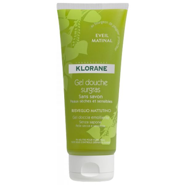 Klorane Gel Douche Surgras Αφρόλουτρο για Χαρούμενο Ξύπνημα 200 ml