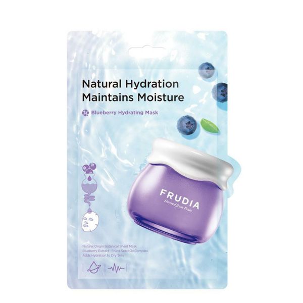 Frudia Blueberry Hydrating Face Mask Ενυδατική Υφασμάτινη Μάσκα Προσώπου με Εκχύλισμα Μύρτιλου 20 ml