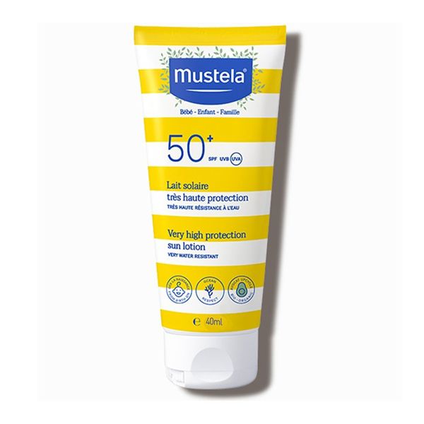 Mustela Mustela Very High Protection Sun Lotion Αντηλιακό Προσώπου Πολύ Υψηλής Προστασίας Spf50+ 0m+ 40 ml