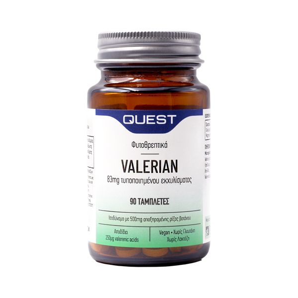 Quest Valerian 500mg extract 83mg 90 + 45 ταμπλέτες Δώρο