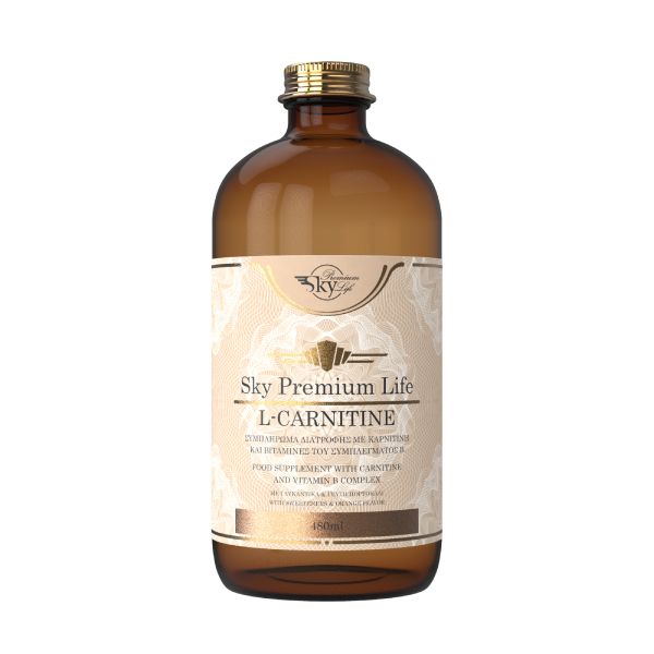 Sky Premium Life L-Carnitine 1500 mg με Γεύση Πορτοκάλι 480 ml