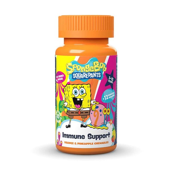 SpongeBob Immune Support Παιδικές Βιταμίνες για το Ανοσοποιητικό 3-7 ετών 60 μασώμενα δισκίαImmune Support Παιδικές Βιταμίνες για το Ανοσοποιητικό 3-7 ετών 60 μασώμενα δισκία