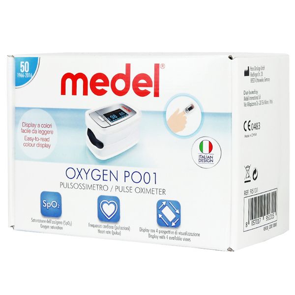 Medel Oxygen PO01 Παλμικό Οξύμετρο Δακτύλου 1 τμχ
