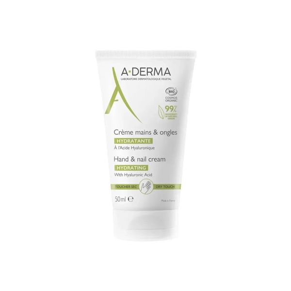 A-Derma Hand & Nail Cream Ενυδατική Κρέμα Χεριών 50 ml