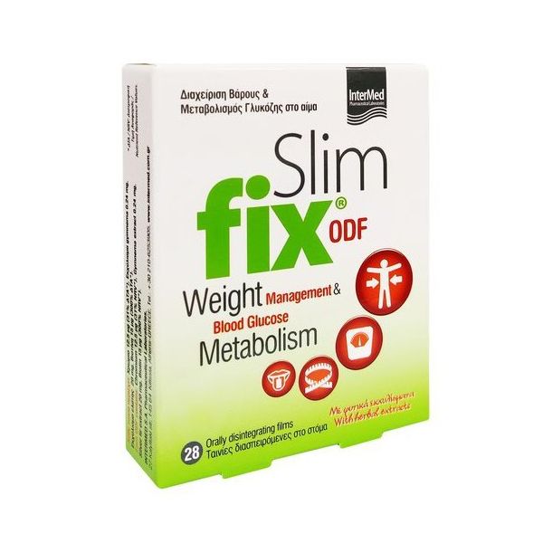 Slim Fix ODF Συμπλήρωμα Διατροφής για Ενίσχυση του Μεταβολισμού 28τμχ
