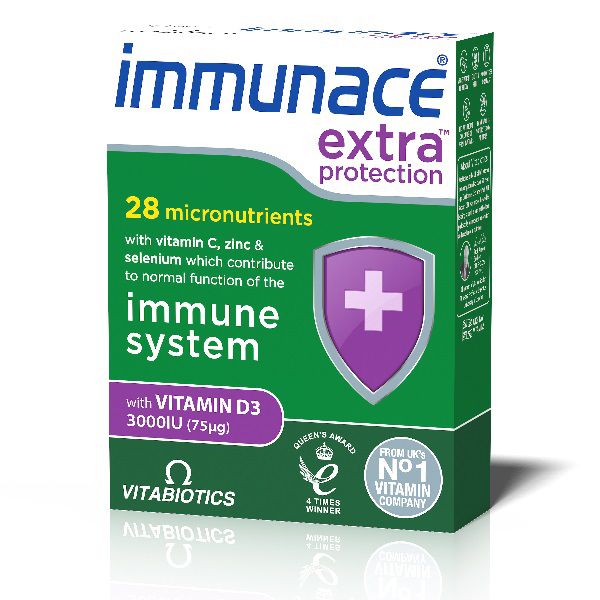 Vitabiotics Immune Extra Protection Συμπλήρωμα Διατροφής για Ισχυρή Ενίσχυση του Ανοσοποιητικού 30 ταμπλέτες