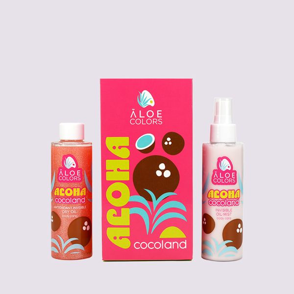 Aloe+ Colors Aloha Cocoland Set με Invisible Oil Mist 150 ml & Antioxidant Invisible Dry Oil 150 ml