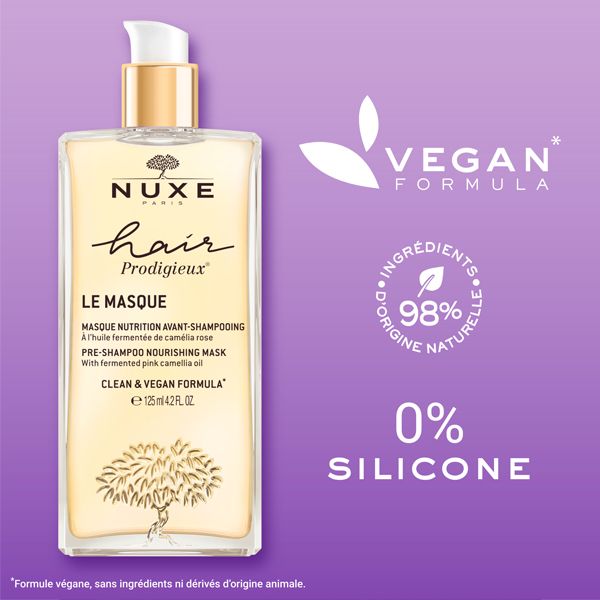 Nuxe Hair Prodigiuex Pre-Shampoo Nourishing Mask Μάσκα Θρέψης πριν το Σαμπουάν 125 ml