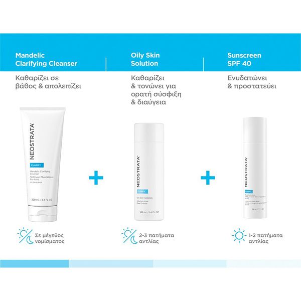 Neostrata Clarify Sheer Hydration Sunscreen Spf40 Ενυδατική Κρέμα Προσώπου 50 ml