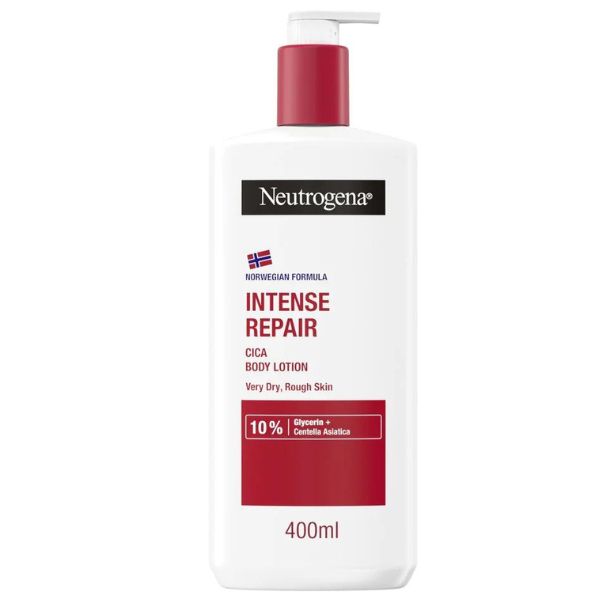 Neutrogena Intense Repair Cica Body Lotion Very Dry Skin Ενυδατικό Γαλάκτωμα Σώματος 400 ml