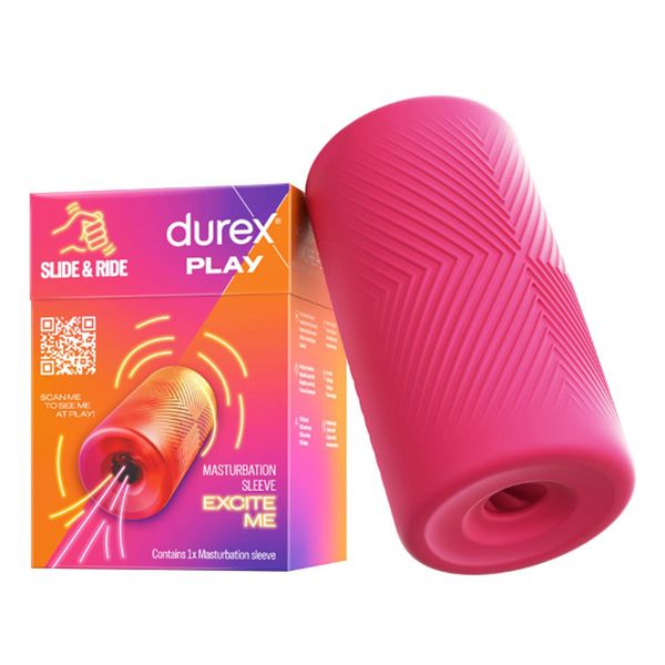 Durex Play Slide & Ride Masturbation Sleeve Mανίκι Αυνανισμού 1 τμχ
