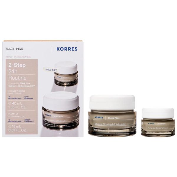 Korres Set με Black Pine Κρέμα Ημέρας για Σύσφιγξη & Lifting 40 ml & Δώρο Black Pine Κρέμα Νυκτός 15 ml