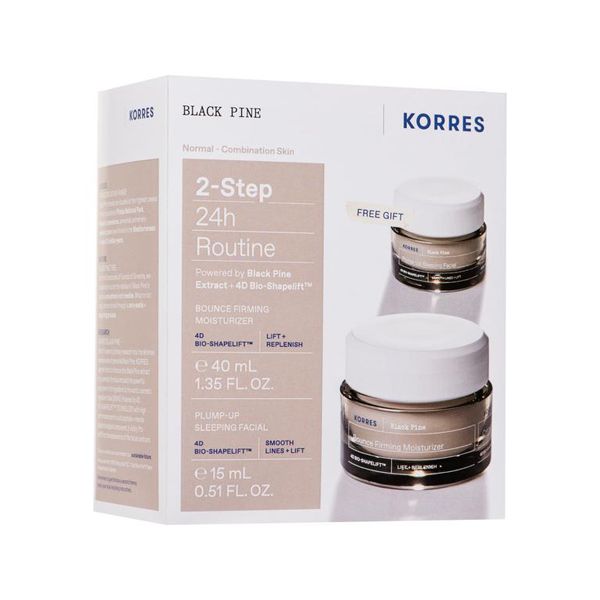 Korres Set με Black Pine Κρέμα Ημέρας για Σύσφιγξη & Lifting 40 ml & Δώρο Black Pine Κρέμα Νυκτός 15 ml