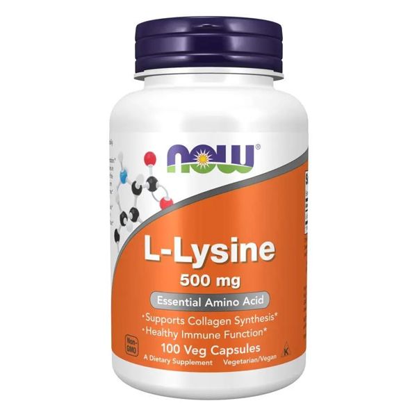 Now Foods L-Lysine 500mg 100 κάψουλες