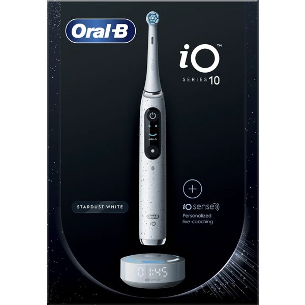 Oral-B iO Series 10 Magnetic White Stardust Hλεκτρική Επαναφορτιζόμενη Οδοντόβουρτσα