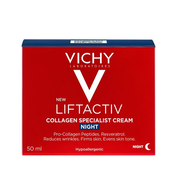 Vichy Liftactiv Collagen Specialist Κρέμα Προσώπου Νυκτός 50 ml