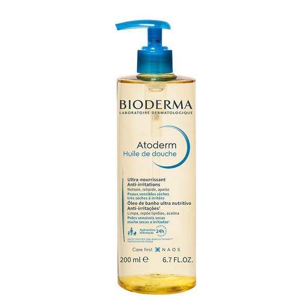 Bioderma Atoderm Ελαιώδες Αφρόλουτρο για την Ξηρή & Ευαίσθητη Επιδερμίδα για Όλη την Οικογένεια 200 ml