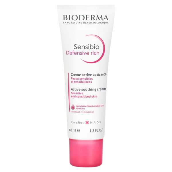 Bioderma Sensibio Defensive Rich Ενυδατική και Καταπραϋντική Κρέμα Προσώπου 40 ml