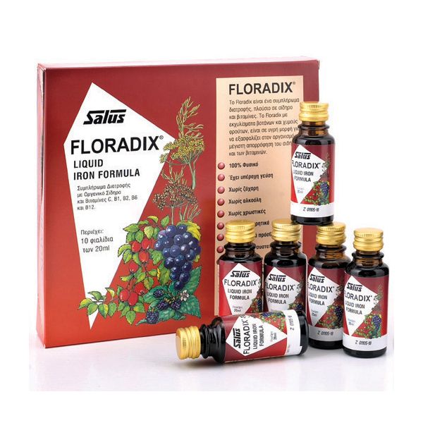 Floradix Liquid Iron Formula 10x20 ml