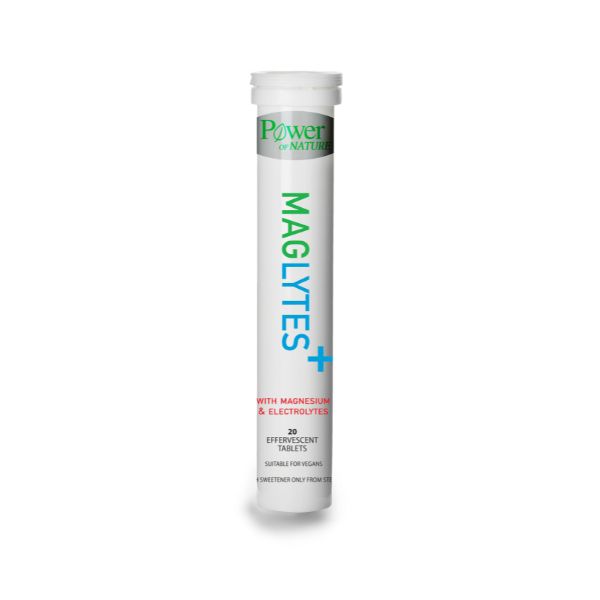 Power Of Nature Maglytes+ Ηλεκτρολύτες με Μαγνήσιο 20 αναβράζοντα δισκία