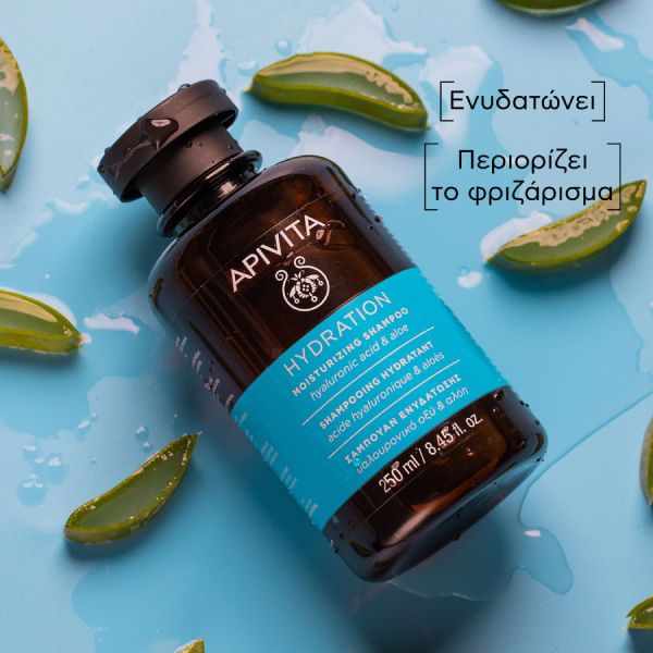 Apivita Hydration Σαμπουάν Ενυδάτωσης με Υαλουρονικό Οξύ και Αλόη 250 ml