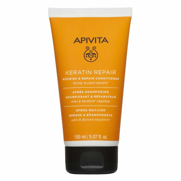 Apivita Keratin Repair Κρέμα Θρέψης και Επανόρθωσης για Ξηρά και Ταλαιπωρημένα Μαλλιά 150 ml