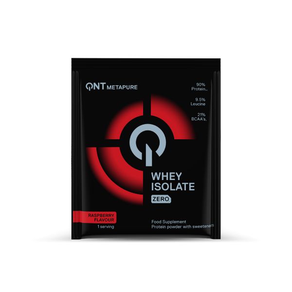QNT Metapure Zero Carb Απομονωμένη Πρωτεΐνη Ορού Γάλακτος με Γεύση Raspberry 30 gr