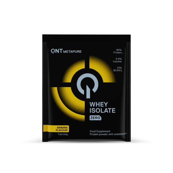 QNT Metapure Zero Carb Απομονωμένη Πρωτεΐνη Ορού Γάλακτος με Γεύση Banana 30 gr