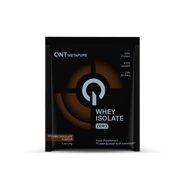 QNT Metapure Zero Carb Απομονωμένη Πρωτεΐνη Ορού Γάλακτος με Γεύση Βελγική Σοκολάτα 30 gr