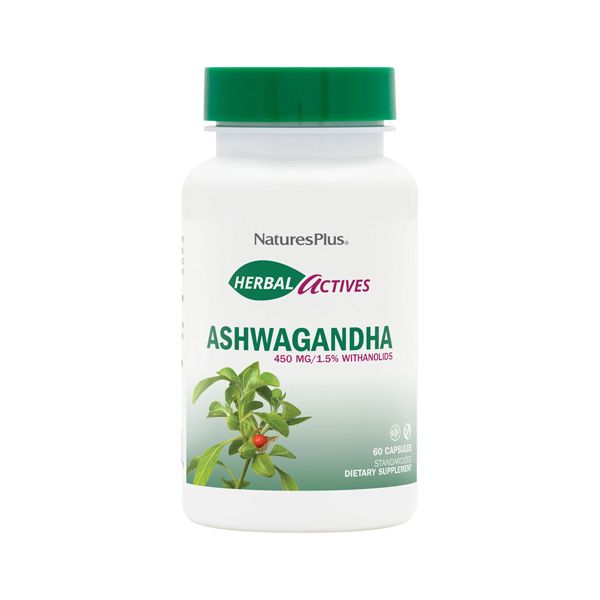 Natures Plus Ashwagandha 450mg 60 κάψουλες