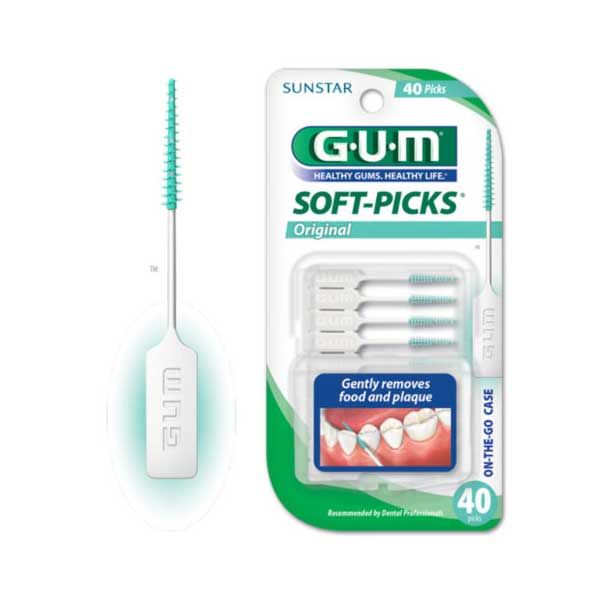 Sunstar Gum Soft-Picks Original +Fluoride Regular 40 τμχ Sunstar Gum Soft-Picks Original +Fluoride Regular 40 τμχ