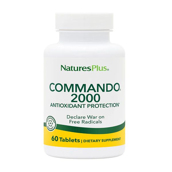 Natures Plus Commando 2000 Αντιοξειδωτικό Συμπλήρωμα Διατροφής 60 caps