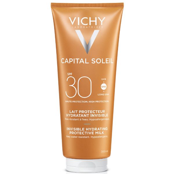 Vichy Capital Soleil Beach Protect Αντηλιακό Ενυδατικό Γαλάκτωμα Προσώπου/Σώματος Spf30 300 ml