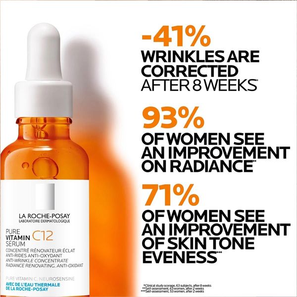 La Roche-Posay Pure Vitamin C12 Serum Αντιρυτιδικός και Αντιοξειδωτικός Ορός 30 ml