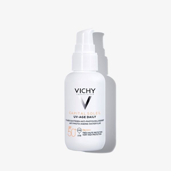 Vichy Capital Soleil UV-Age Daily Λεπτόρρευστη Αντηλιακή Κρέμα Προσώπου κατά της Φωτογήρανσης Spf50+ 80 ml