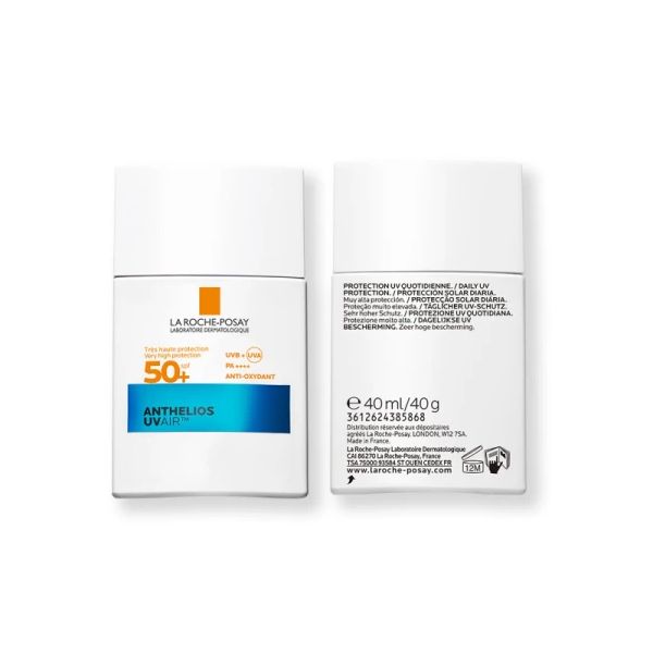 La Roche-Posay Anthelios UVair Daily Invisible Fluid Αντηλιακό Προσώπου με Αέρινη Υφή Spf50+ 40 ml