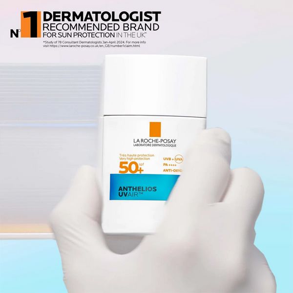 La Roche-Posay Anthelios UVair Daily Invisible Fluid Αντηλιακό Προσώπου με Αέρινη Υφή Spf50+ 40 ml
