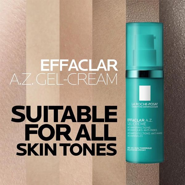 La Roche-Posay Effaclar A.Z. Gel-Cream για Ακμή Ενηλίκων και Πρώτες Ρυτίδες 40 ml