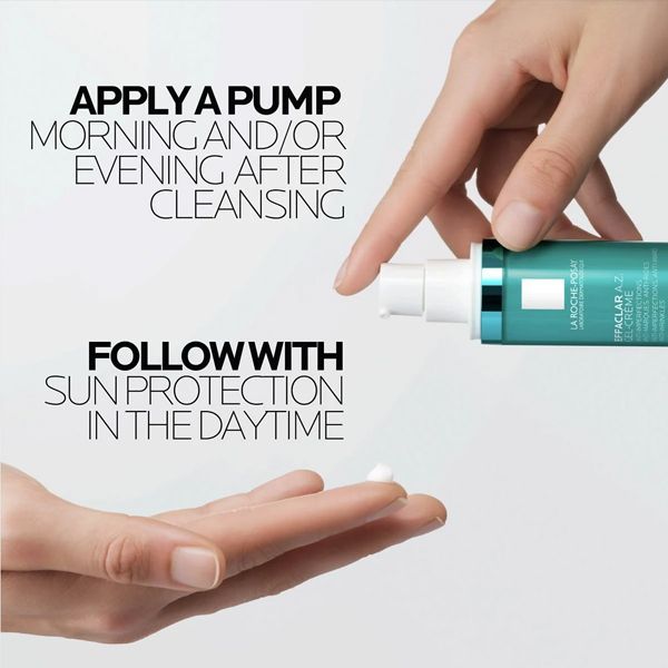 La Roche-Posay Effaclar A.Z. Gel-Cream για Ακμή Ενηλίκων και Πρώτες Ρυτίδες 40 ml