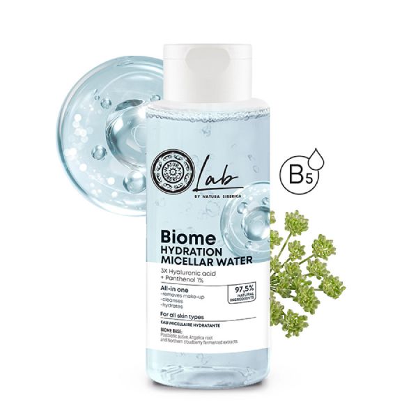 Natura Siberica Lab Biome Νερό Micellar Ενυδάτωσης για Ξηρό Δέρμα 400 ml