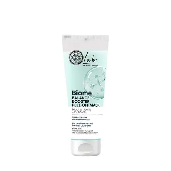 Natura Siberica Lab Biome Ενισχυμένη Peel-Off Μάσκα Προσώπου Εξισορρόπησης για Μικτό / Λιπαρό Δέρμα με Ατέλειες 75 ml