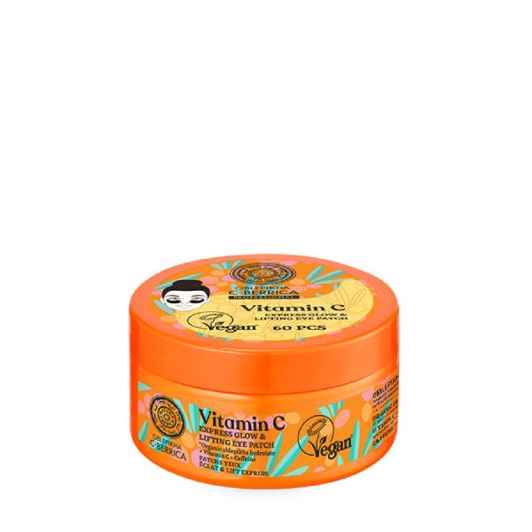 Oblepikha C-Berrica Vitamin C Express Glow and Lifting Επιθέματα Ματιών για Λάμψη και Ανόρθωση 60 τμχ