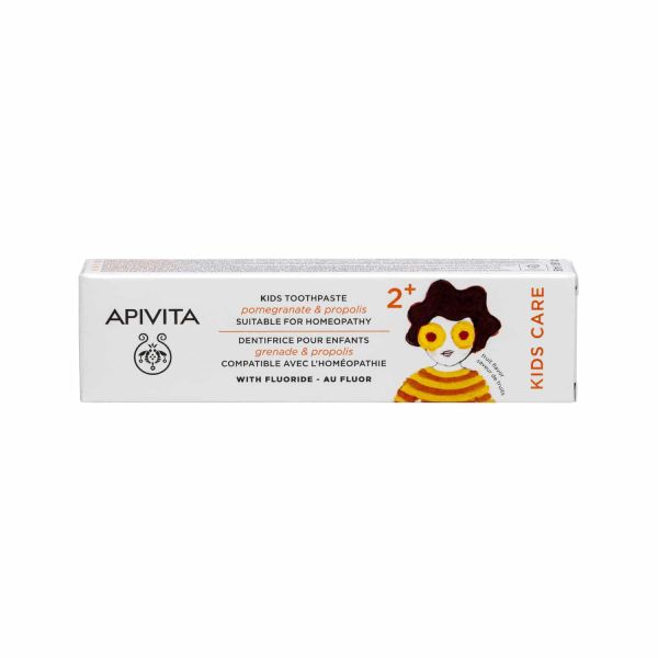 Apivita Kids 2+ Παιδική Οδοντόκρεμα με Ρόδι και Πρόπολη 50 ml
