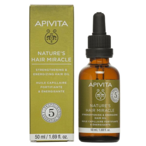 Apivita Nature’s Hair Miracle Λάδι Ενδυνάμωσης και Τόνωσης Μαλλιών 50 ml